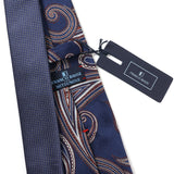 【FRANCO BASSI】ペイズリークレリックネクタイ【Made in Italy】