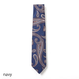 【FRANCO BASSI】ペイズリークレリックネクタイ【Made in Italy】