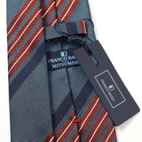 【FRANCO BASSI】ジャガードMIXストライプネクタイ【Made in Italy】