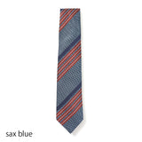 【FRANCO BASSI】ジャガードMIXストライプネクタイ【Made in Italy】