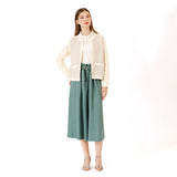 前身ツイードジャケット風カーディガン