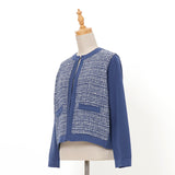 前身ツイードジャケット風カーディガン