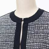 前身ツイードジャケット風カーディガン