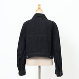 デニムフラップポケットブルゾン