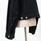 デニムフラップポケットブルゾン