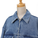 デニムフラップポケットブルゾン