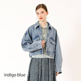 デニムフラップポケットブルゾン