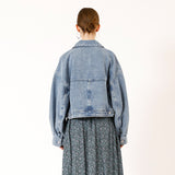 デニムフラップポケットブルゾン