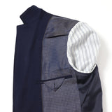 ロロピアーナストレッチチェックスーツ【Made in Japan】