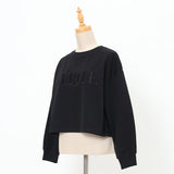 刺繍ロゴスウェット