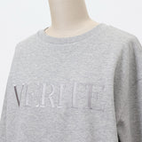 刺繍ロゴスウェット