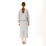 ラメ裏毛タイトスカート