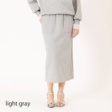 ラメ裏毛タイトスカート