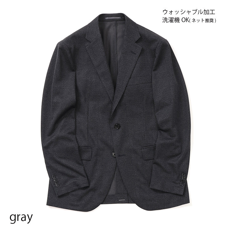 ウォッシャブルチェックジャケット – Mitsumine Online Shop