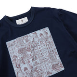 スクエアプリントTシャツ【Made in Japan】