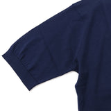 JOHN SMEDLEY 半袖モックネックニット【Made in GBR】