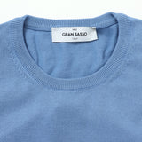 GRAN SASSO 半袖クルーネックニット【Made in Italy】