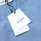 GRAN SASSO 半袖クルーネックニット【Made in Italy】