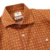 総柄プリントワイドカラーシャツ【Made in Japan】