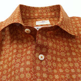 総柄プリントワイドカラーシャツ【Made in Japan】