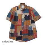 総柄プリントワイドカラーシャツ【Made in Japan】