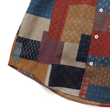 総柄プリントワイドカラーシャツ【Made in Japan】