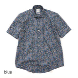 総柄プリントワイドカラーシャツ【Made in Japan】