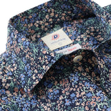 総柄プリントワイドカラーシャツ【Made in Japan】