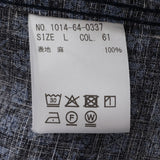 総柄プリントワイドカラーシャツ【Made in Japan】