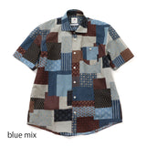 総柄プリントワイドカラーシャツ【Made in Japan】