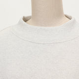 ラメ裏毛裾ドロストプルオーバー