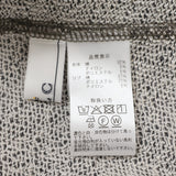 ラメ裏毛裾ドロストプルオーバー