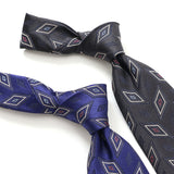 ダイヤ小紋ネクタイ【Made in Italy】
