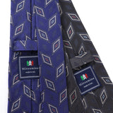 ダイヤ小紋ネクタイ【Made in Italy】