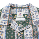 総柄プリントオープンカラーシャツ1【Made in Japan】