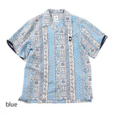 総柄プリントオープンカラーシャツ1【Made in Japan】