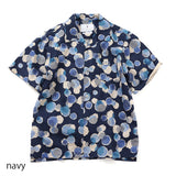 総柄プリントオープンカラーシャツ2【Made in Japan】