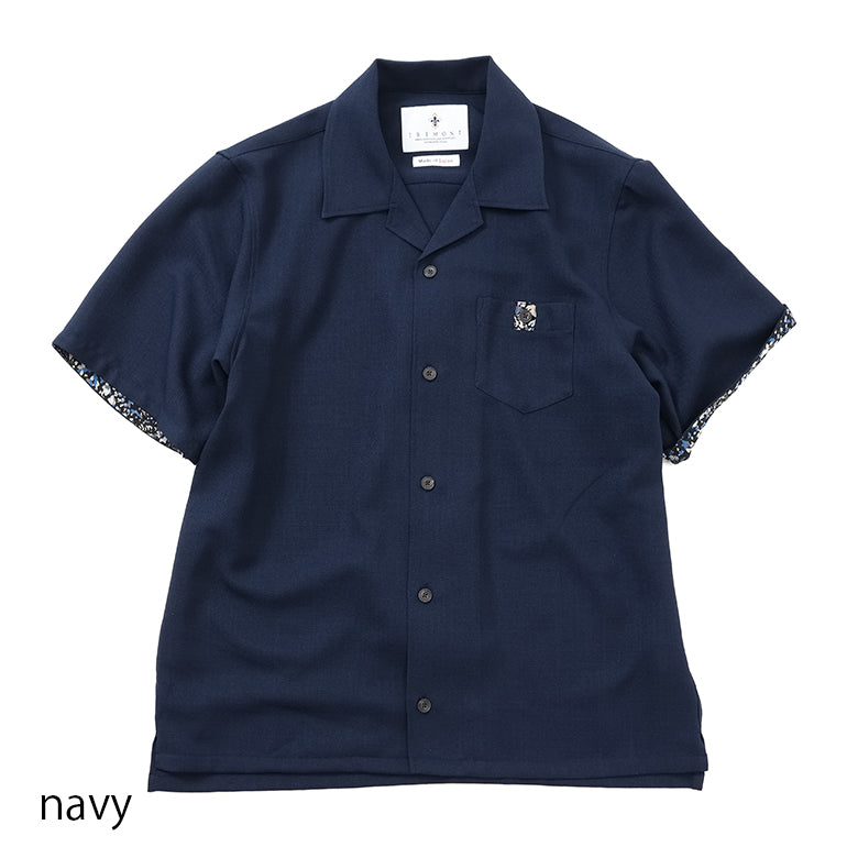 MHL　近年モデル　ボックスシルエット　オープンカラーシャツ　日本製 Reflaxオープンカラーシャツ【Made in Japan】 – Mitsumine Online Shop