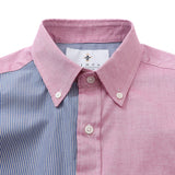 オックス×ストライプギミックシャツ【Made in Japan】