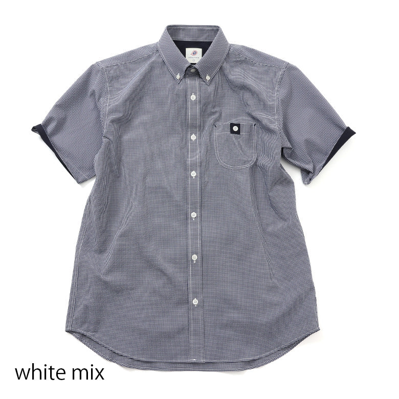 ソロテックスシアサッカーボタンダウンシャツ【Made in Japan