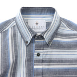 マルチカラーストライプギミックシャツ【Made in Japan】