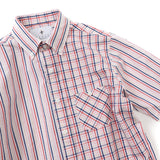 シアサッカー総柄ギミックシャツ【Made in Japan】