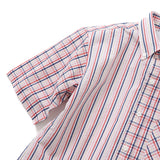 シアサッカー総柄ギミックシャツ【Made in Japan】