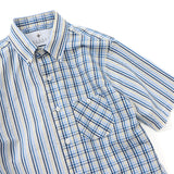 シアサッカー総柄ギミックシャツ【Made in Japan】