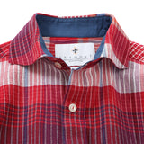 コットンボイルチェックワッシャーシャツ【Made in Japan】