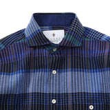 コットンボイルチェックワッシャーシャツ【Made in Japan】