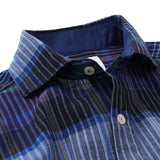 コットンボイルチェックワッシャーシャツ【Made in Japan】