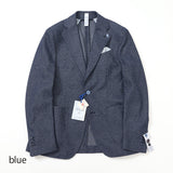 ORAZIOジャガード無地ジャケット