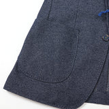 ORAZIOジャガード無地ジャケット