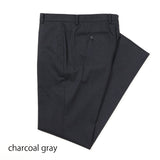 ツイル無地パンツ(ノータック)【Made in Japan】